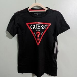 NWT Guess Tee Triangle Logo Youth Size 12 * F23